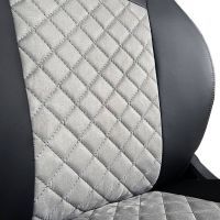 Чехлы Алькантара на Chevrolet Lanos