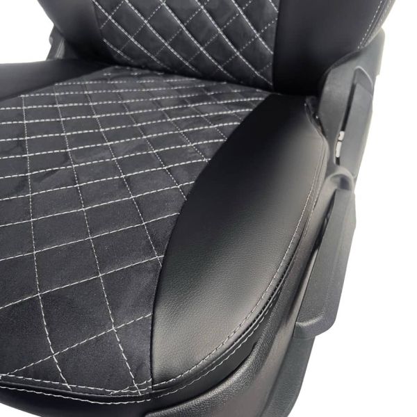 Чехлы Алькантара на Chevrolet Lanos