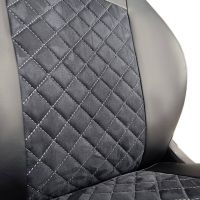 Чехлы Алькантара на Chevrolet Lanos