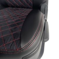 Чехлы Алькантара на Chevrolet Lanos