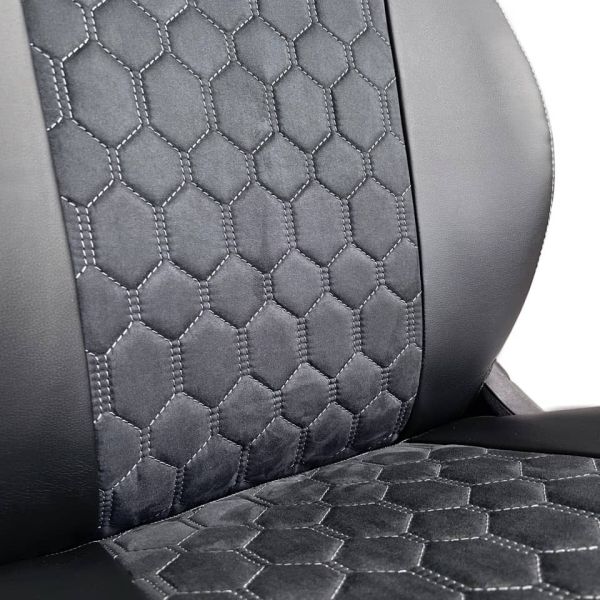 Чехлы Алькантара на Chevrolet Lanos