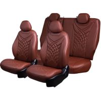 Чехлы Премиум Экокожа Байрон Президент|Жук на Kia Spectra 2004-2011 г.в.