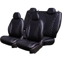 Чехлы Премиум Экокожа Байрон Президент|Жук на Kia Spectra 2004-2011 г.в.