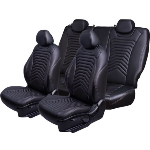 Чехлы Премиум Экокожа Байрон Президент|Жук на Kia Spectra 2004-2011 г.в.