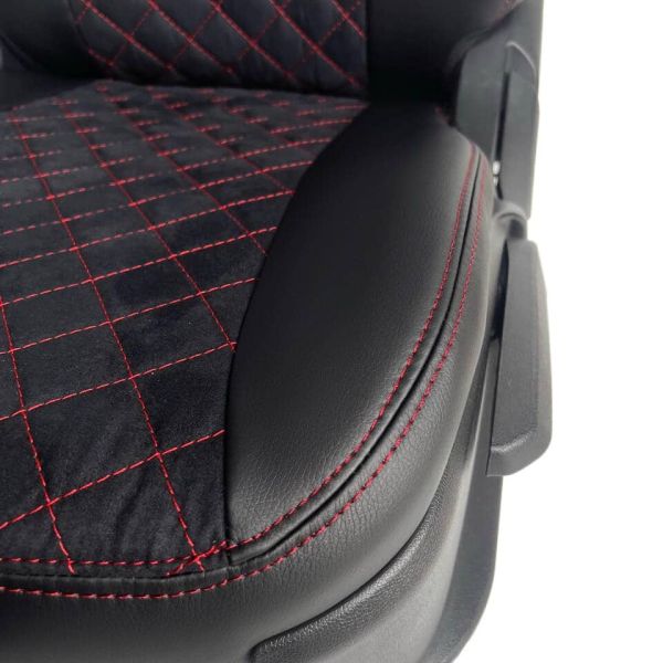 Чехлы Алькантара на Chevrolet Lanos